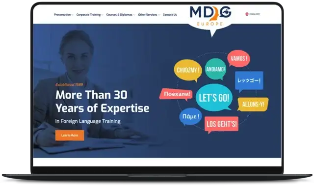 MDG Europe - New Website Development with Innovation