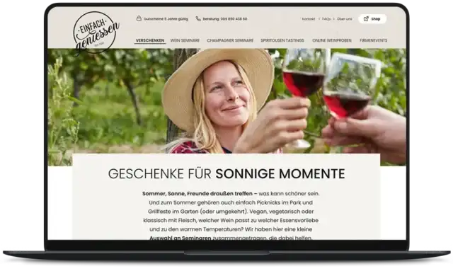 einfach geniessen – Seminar platform - Blog