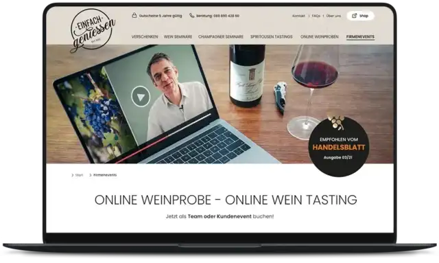 einfach geniessen – Seminar platform - Details