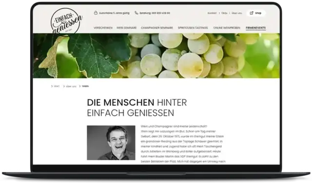 einfach geniessen – Seminar platform - Blog