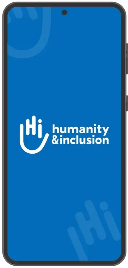 EO App - Humanity & Inclusion - Start Screen