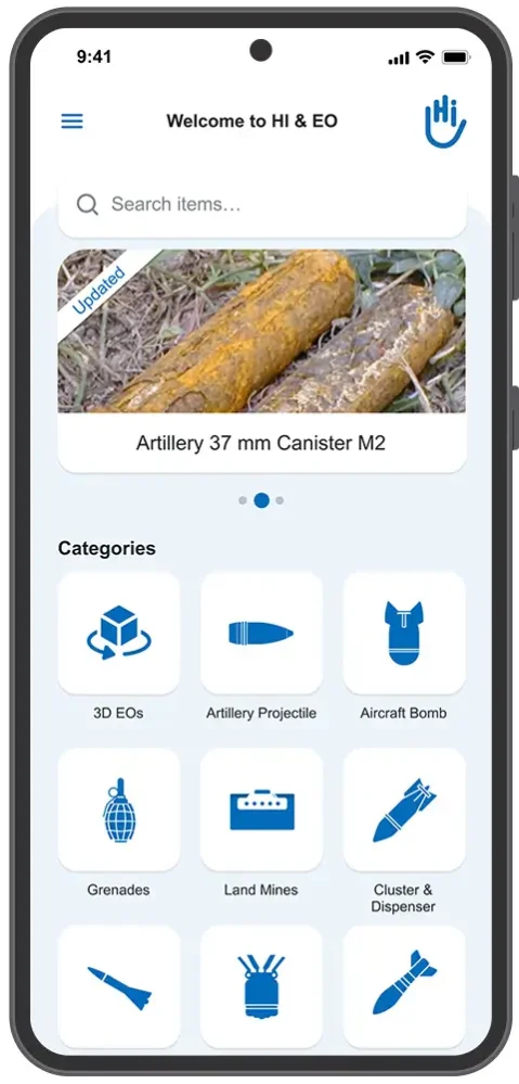 EO Reference App - EO Categories