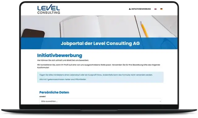 Level Consulting AG Website