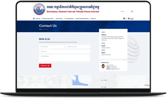 National Committee on Trade Facilitation (NCTF Cambodia) Website - Website