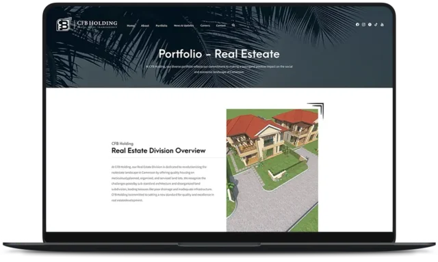 CFB Holding Website Portfolio