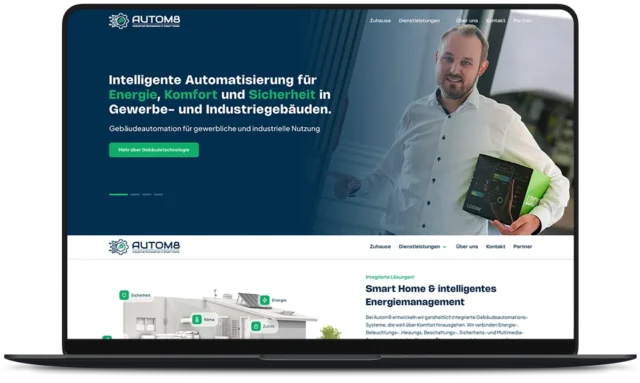 Autom8 Website - Startpage
