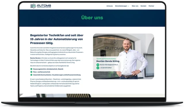 Autom8 Website - About Us