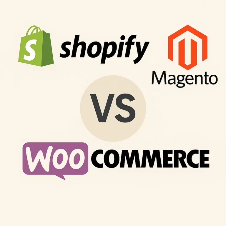Shopify, Magento, and WooCommerce