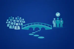 Diagram showing the gap between AI adoption and AI maturity in enterprises 