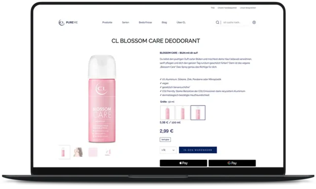 CL Cosmetic – Multilingual Cosmetics Shop for the German Market