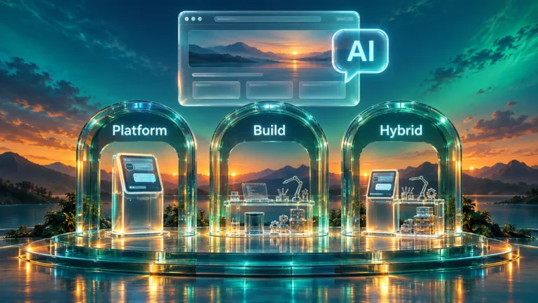 Choosing an AI Chatbot for Your Website in 2027: Platform, Build or Hybrid